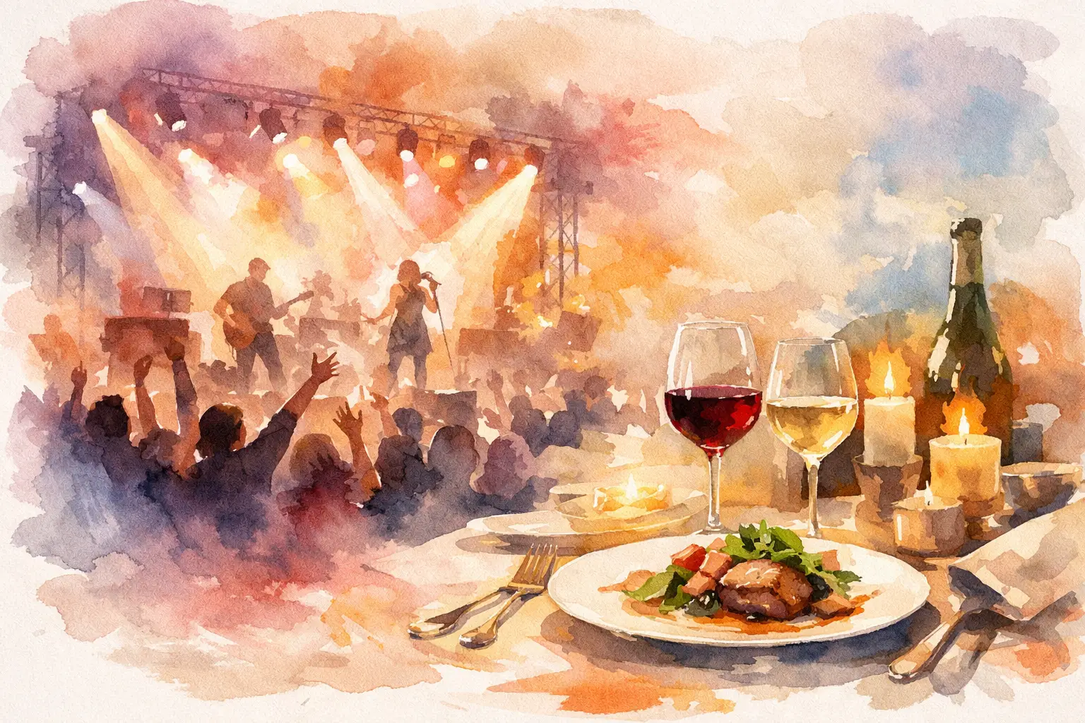 Can Concert Tickets Include Dinner? What to Expect